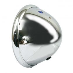 MCS Bates Style 5-3/4" Head Lamp, Shell Only. Chrome