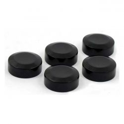 MCS Rear Pulley Bolt Cover Kit. Black