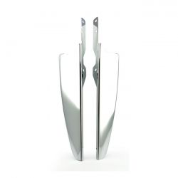 MCS Wind Deflector Set. Chrome