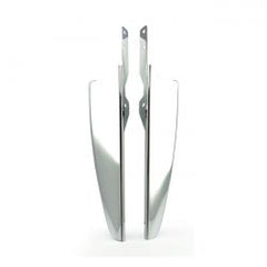 MCS Wind Deflector Set. Chrome
