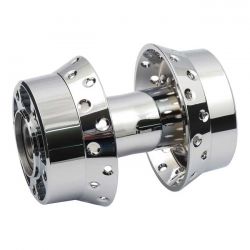 MCS Front Wheel Hub, Chrome