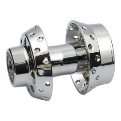 MCS Front Wheel Hub, Chrome
