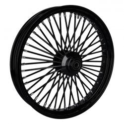 MCS Radial 48 Fat Spoke Front Wheel 3.50 X 23 Sf Black