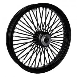 MCS Radial 48 Fat Spoke Front Wheel 3.50 X 23 Sf Black