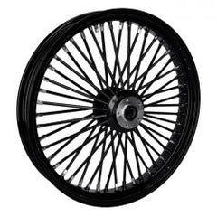 MCS Radial 48 Fat Spoke Front Wheel 3.50 X 23 Sf Black