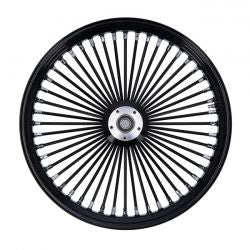 MCS Radial 48 Fat Spoke Front Wheel 3.50 X 23 Df Black
