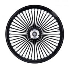 MCS Radial 48 Fat Spoke Front Wheel 3.50 X 23 Df Black
