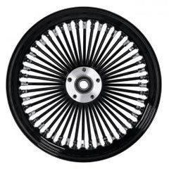 MCS Radial 48 Fat Spoke Rear Wheel 3.50 X 16 Black