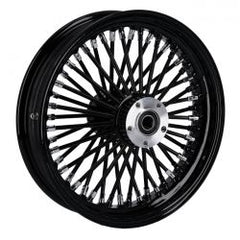 MCS Radial 48 Fat Spoke Rear Wheel 3.50 X 16 Black