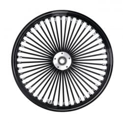 MCS Radial 48 Fat Spoke Front Wheel 3.50 X 21 Df Black