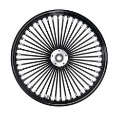 MCS Radial 48 Fat Spoke Front Wheel 3.50 X 21 Df Black