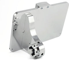 CPV, 'slide-in' license plate bracket. Side mount, polished
