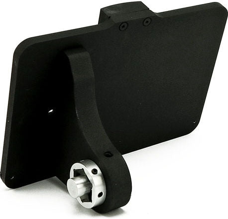 CPV, 'slide-in' license plate bracket. Side mount, black