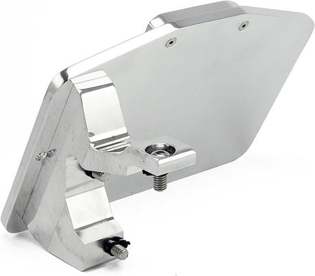 CPV, License plate bracket kit swing. Polished. EU