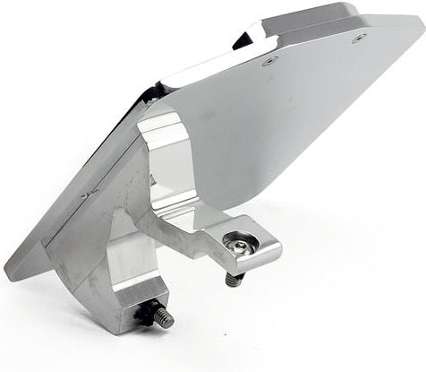 CPV, License plate bracket kit swing. Polished. Germany