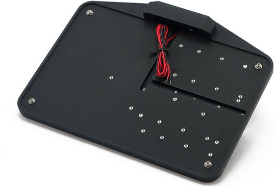 CPV, license plate holder only w/LED PlateLight EU. Black