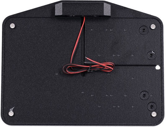 CPV, license plate bracket. Side mount, black