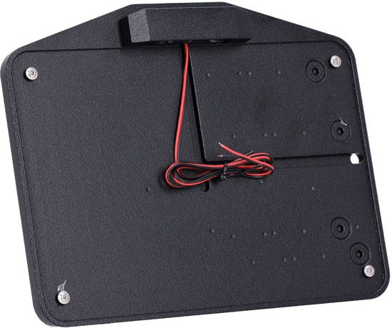 CPV, license plate bracket. Side mount, black