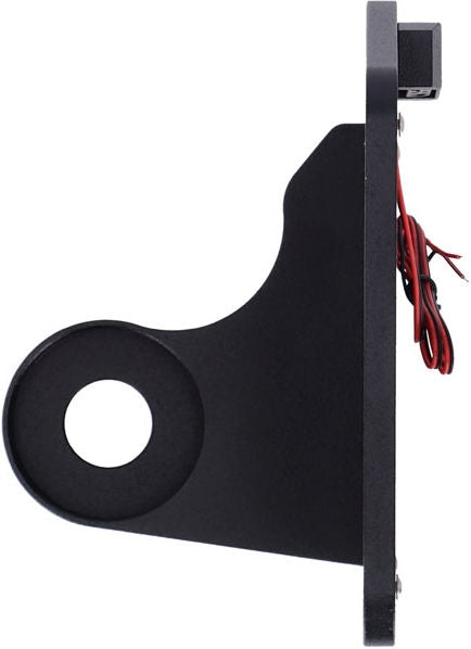 CPV, license plate bracket. Side mount, black