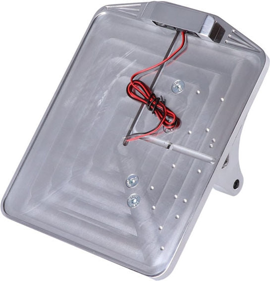 CPV, side mount license plate bracket. Polished