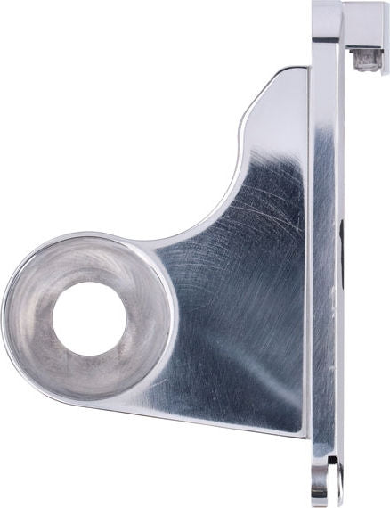 CPV, 'slide-in' license plate bracket. Side mount, polished