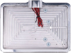 CPV, 'slide-in' license plate bracket. Side mount, polished