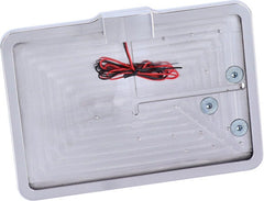 CPV, 'slide-in' license plate bracket. Side mount, polished