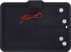 CPV, 'slide-in' license plate bracket. Side mount, black