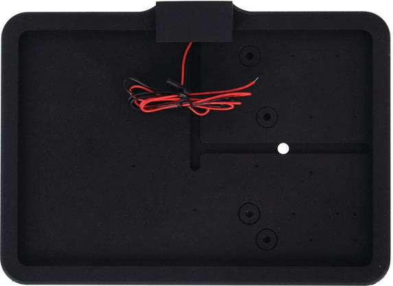 CPV, 'slide-in' license plate bracket. Side mount, black