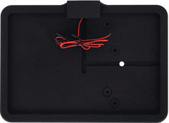 CPV, 'slide-in' license plate bracket. Side mount, black