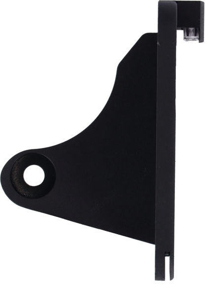 CPV, 'slide-in' license plate bracket. Side mount, black