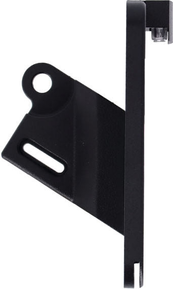 CPV, 'slide-in' license plate bracket. Side mount, black
