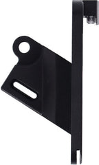 CPV, 'slide-in' license plate bracket. Side mount, black
