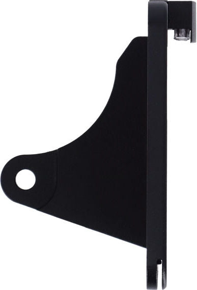 CPV, 'slide-in' license plate bracket. Side mount, black