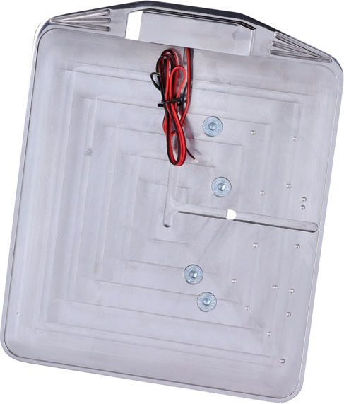 CPV, side mount license plate bracket. Polished
