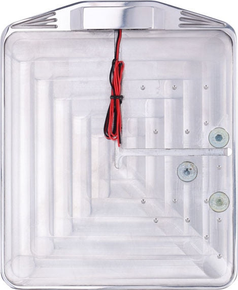 CPV, side mount license plate bracket. Polished