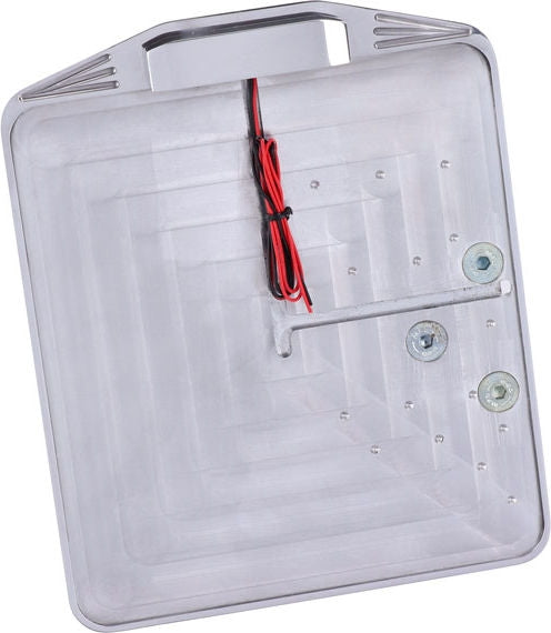 CPV, side mount license plate bracket. Polished