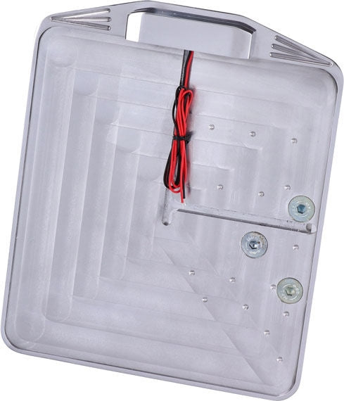 CPV, side mount license plate bracket. Polished