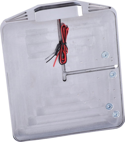CPV, side mount license plate bracket. Polished