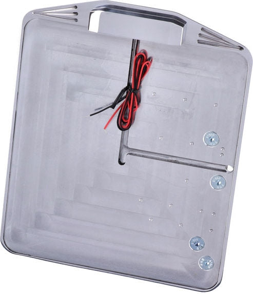 CPV, side mount license plate bracket. Polished