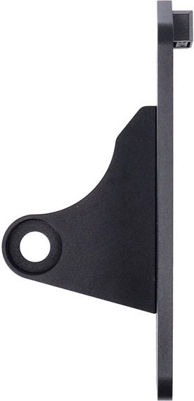 CPV, side mount license plate bracket. Black powder coated