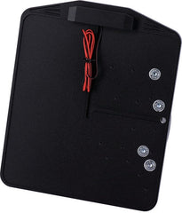 CPV, side mount license plate bracket. Black powder coated