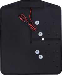 CPV, side mount license plate bracket. Black powder coated