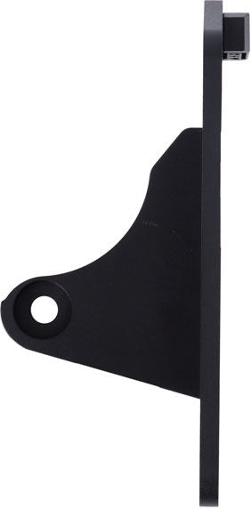CPV, side mount license plate bracket. Black powder coated