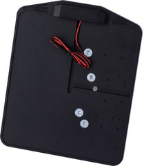 CPV, side mount license plate bracket. Black powder coated