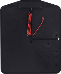 CPV, side mount license plate bracket. Black powder coated