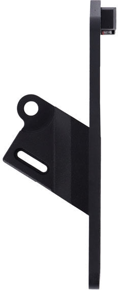 CPV, side mount license plate bracket. Black powder coated