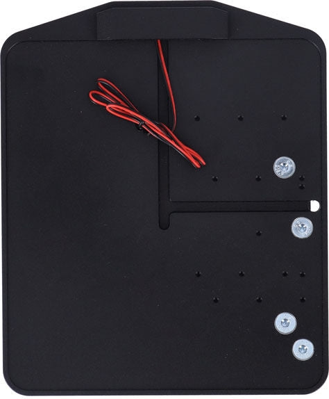 CPV, side mount license plate bracket. Black powder coated