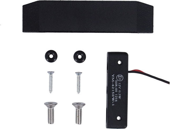 CPV, Micro-LED license plate light & housing. Black