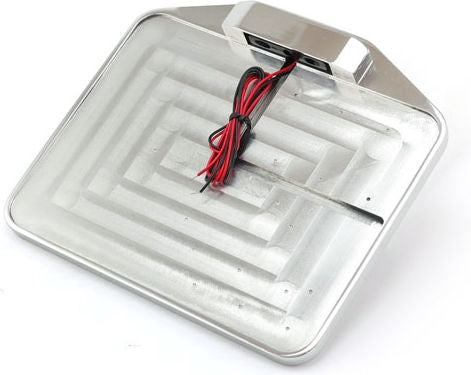 CPV, license plate holder only w/LED PlateLight FR. Polished